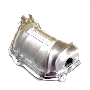 Image of Catalytic Converter Heat Shield. Exhaust Resonator Heat Shield (Front, Upper, Lower). Cover... image for your 2001 Subaru Impreza   